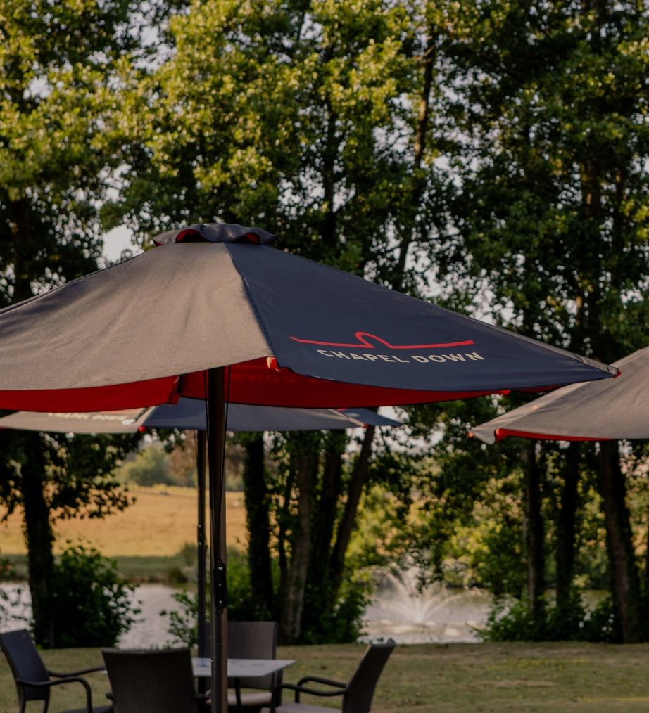 The Chapel Down Summer Terrace, Chilston Park Hotel