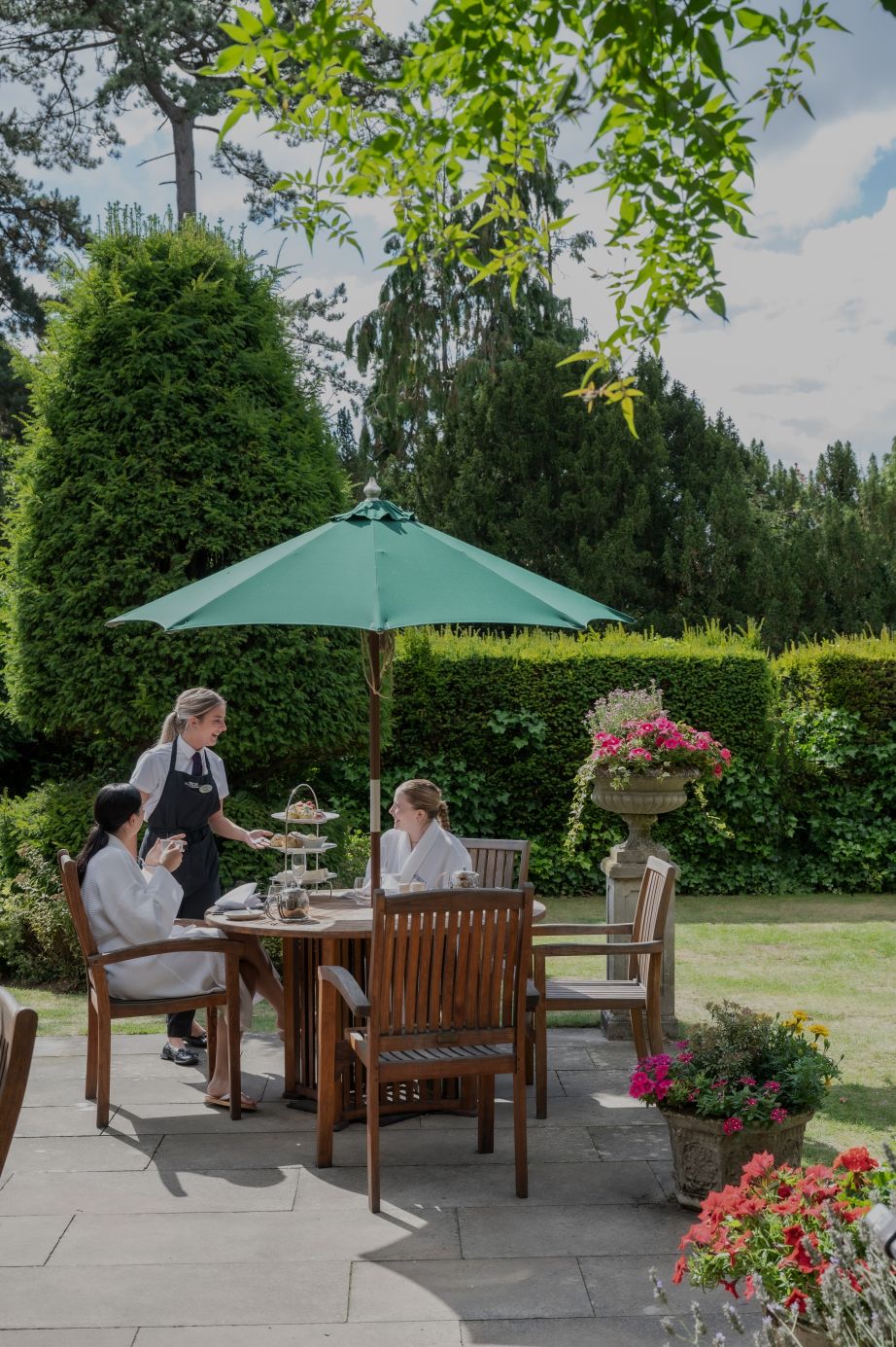The Champagne Terrace with Henriot, New Hall Hotel & Spa
