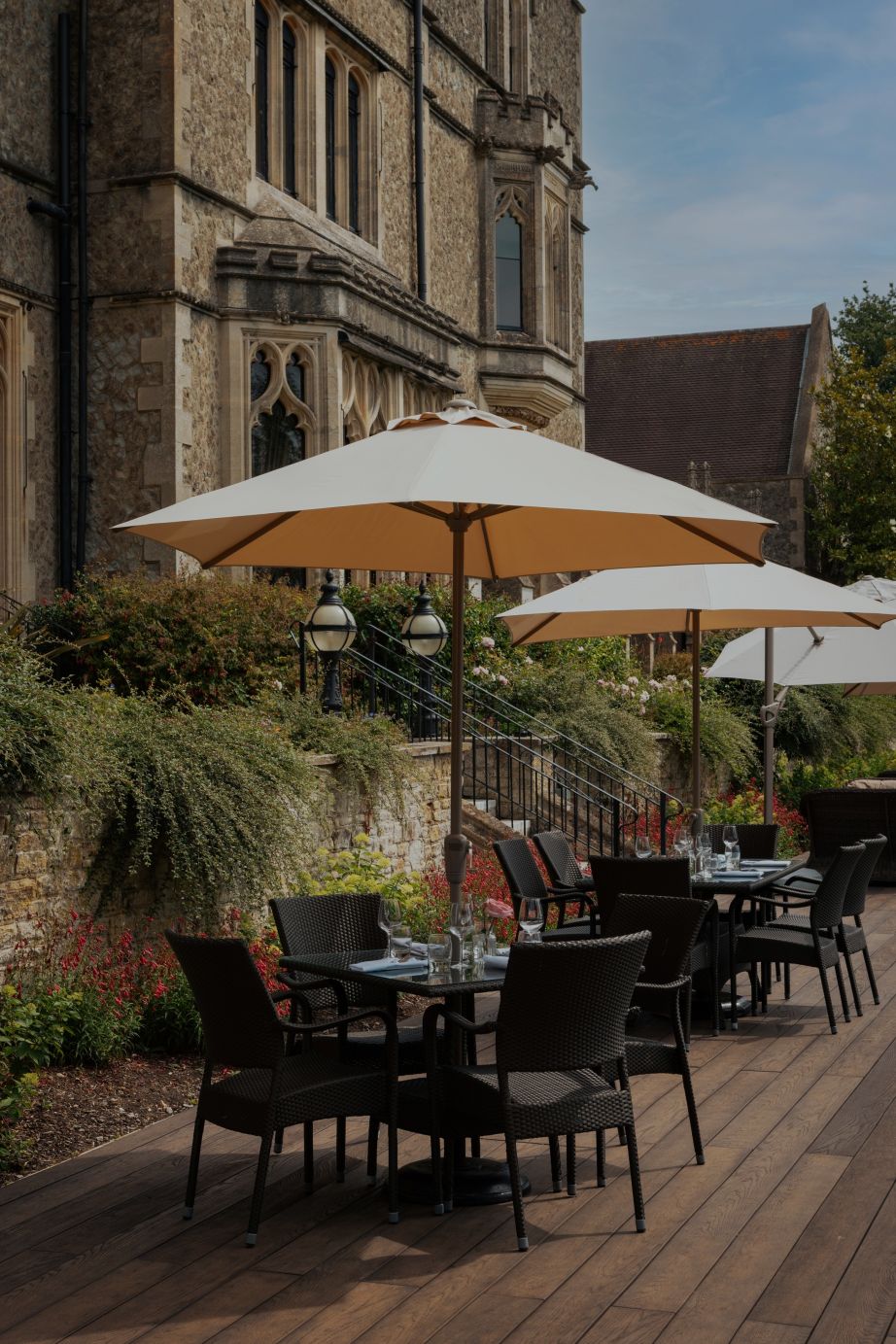 The Bollinger Champagne Terrace, Nutfield Priory Hotel & Spa